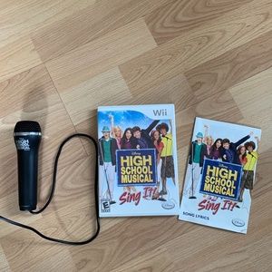 Wii High School Musical Sing It- Microphone, Game, & Lyric Book Included